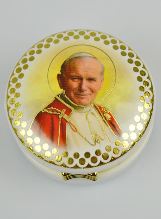 Custode Image Saint Jean-Paul 2 - 5 cm (pic 2)