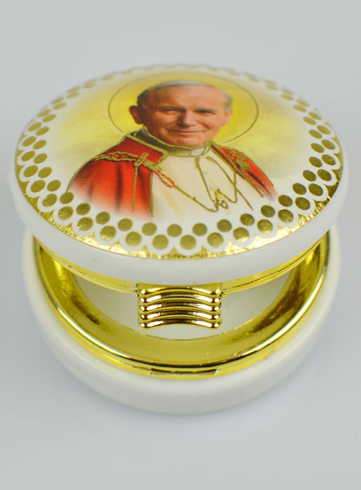 Custode Image Saint Jean-Paul 2 - 5 cm (pic 3)