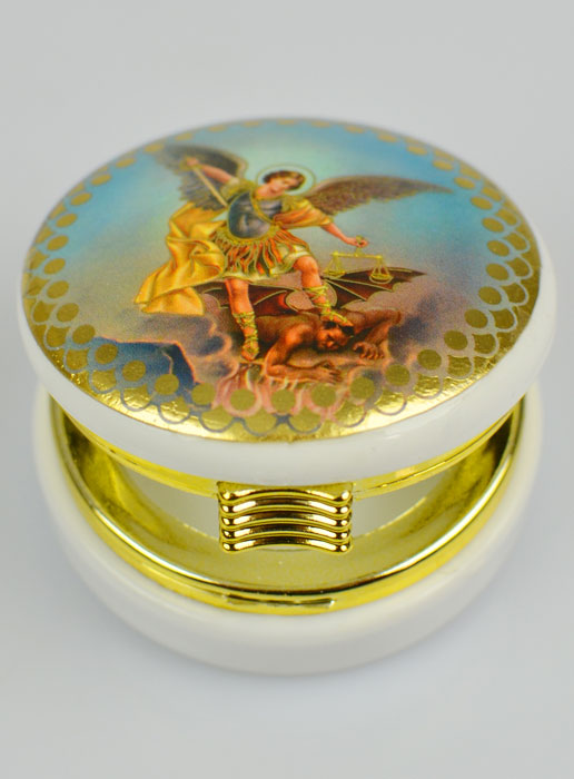 Custode Image Saint Michel Archange - 5 cm (pic 3)