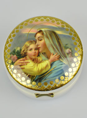 Custode Image Ste Vierge de Tendresse - 5 cm (pic 1)
