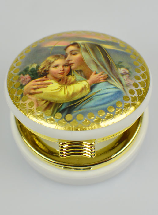 Custode Image Ste Vierge de Tendresse - 5 cm (pic 3)