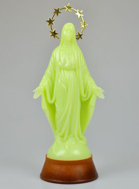 Statue Vierge Miraculeuse Fluo - 30 cm (pic 1)