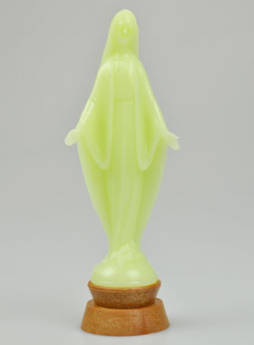 Statue Vierge Miraculeuse Fluo - 14 cm (pic 1)