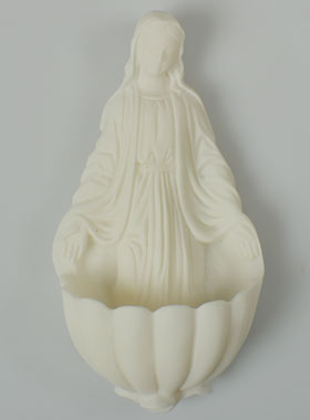 Bénitier Statue Vierge Miraculeuse (pic 1)