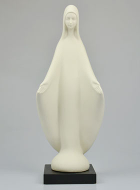 Statue Vierge Miraculeuse Artisanale - 35 cm (pic 1)