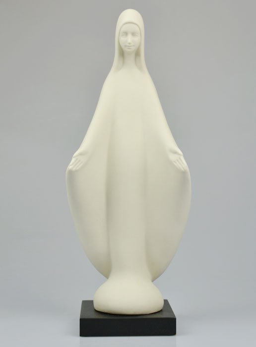 Statue Vierge Miraculeuse Artisanale - 35 cm (pic 2)