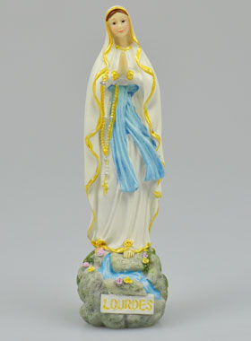 Statue Notre Dame de Lourdes - 10 cm (pic 1)
