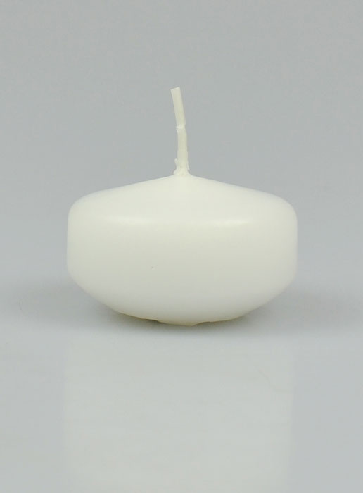 Bougie Flottante Blanche - 5cm (pic 2)