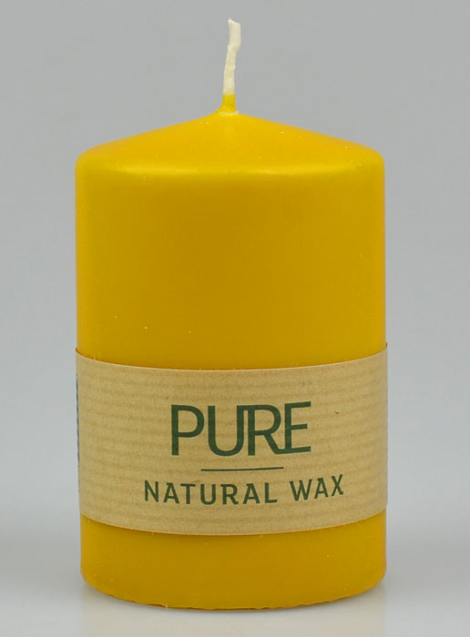 Bougie Bio Couleur Cire 100% Naturelle - 9 X 6 cm (pic 2)