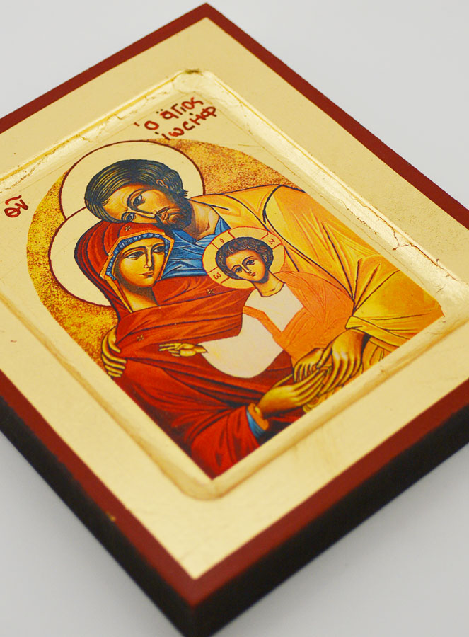 Icône de la Sainte Famille - 13 cm (pic 2)