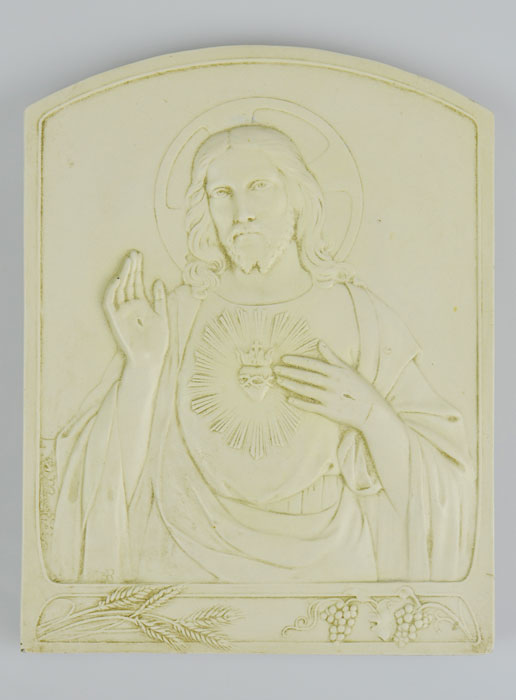 Bas-Relief Sacré-Coeur de Jésus - 15 cm (pic 2)