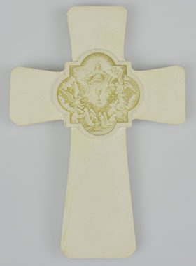 Croix de la Sainte Cène - Eucharistie - 12 cm (pic 1)