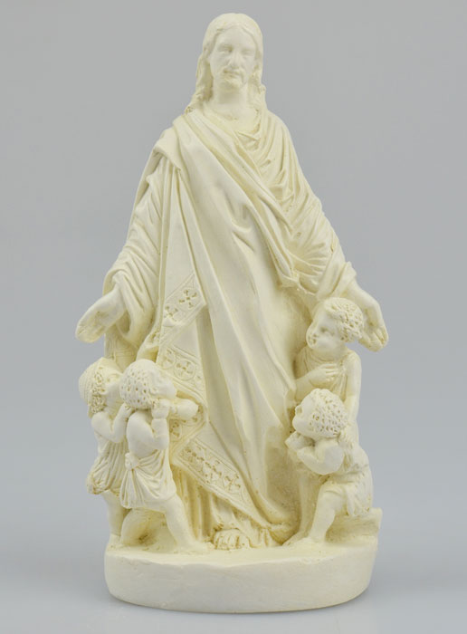 Statue Jésus le Bon Berger - 14 cm (pic 1)