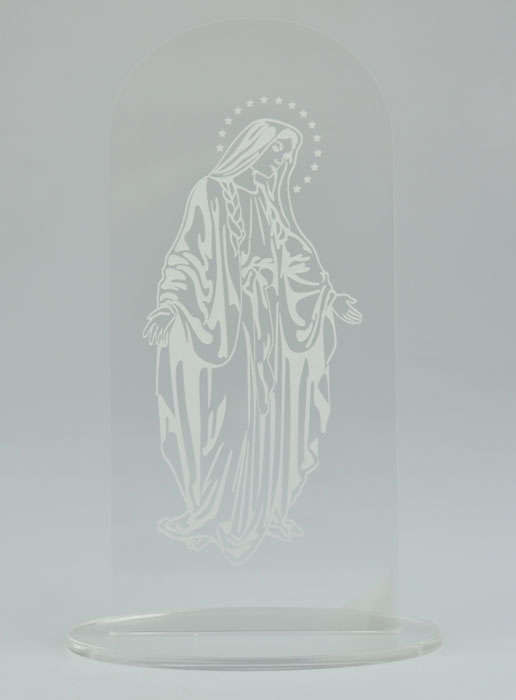 Icône Laser - Vierge Miraculeuse - 18 cm (pic 2)