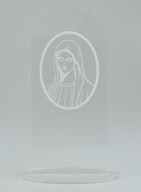 Icône Laser - Sainte Vierge Marie - 18 cm (pic 1)