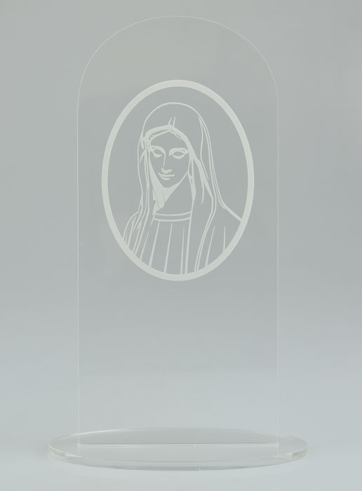Icône Laser - Sainte Vierge Marie - 18 cm (pic 2)