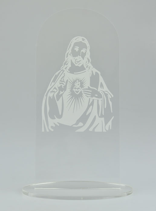 Icône Laser - Sacré Coeur de Jésus - 18 cm (pic 2)
