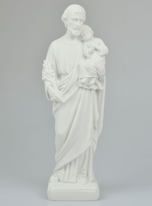 Statue Saint Joseph en Marbre - 31 cm (pic 2)
