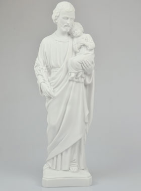Statue Saint Joseph en Marbre - 60 cm (pic 1)