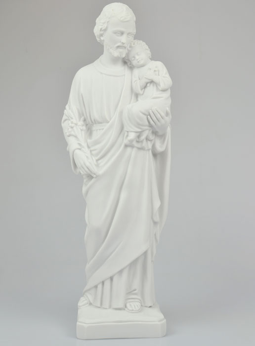 Statue Saint Joseph en Marbre - 60 cm (pic 2)