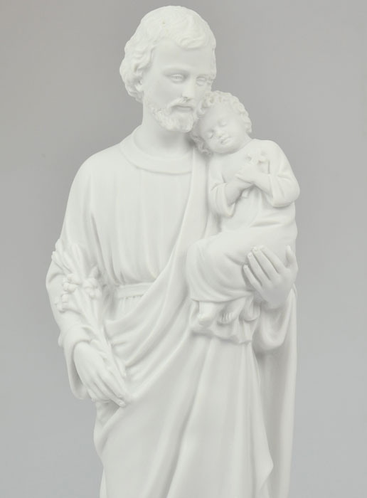 Statue Saint Joseph en Marbre - 60 cm (pic 3)