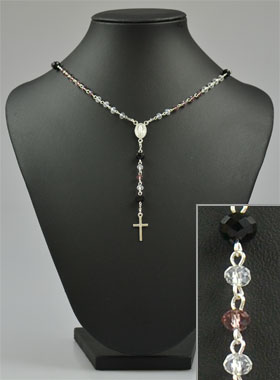 Chapelet en Cristal - Violet (pic 2)