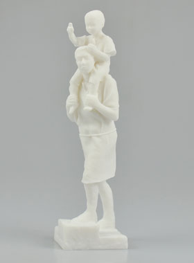 Statue Saint Joseph en Résine Albâtre - 19 cm (pic 1)
