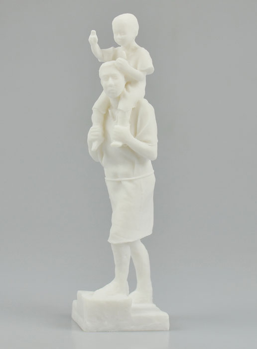 Statue Saint Joseph en Résine Albâtre - 19 cm (pic 2)