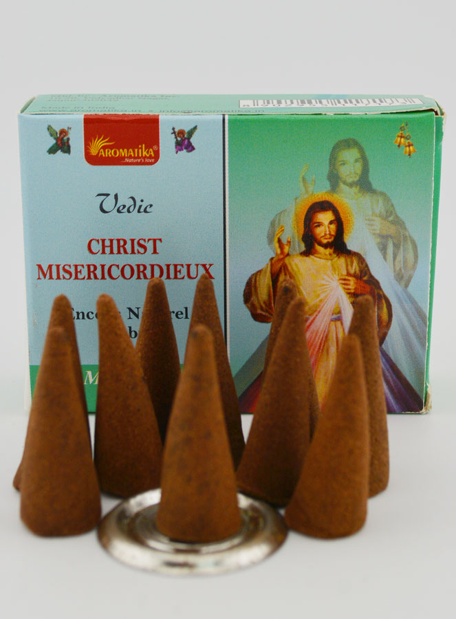 Encens Religieux Christ Miséricordieux en Cônes (pic 4)