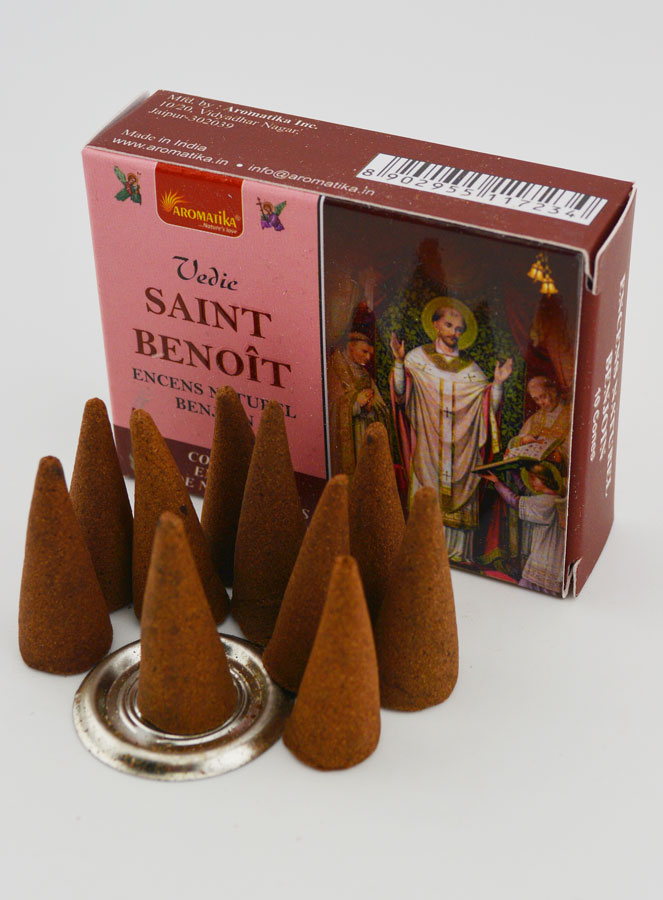 Encens Religieux Saint Benoît en Cônes (pic 3)