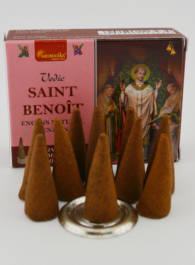 Encens Religieux Saint Benoît en Cônes (pic 4)