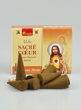 Encens Religieux Sacré Coeur de Jésus en Cônes (pic 1)