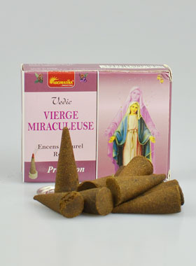 Encens Religieux Vierge Miraculeuse en Cônes (pic 1)