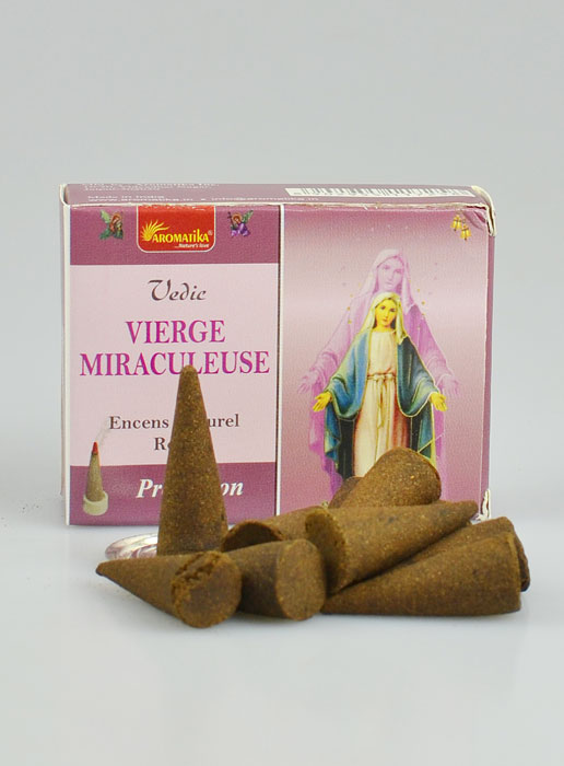 Encens Religieux Vierge Miraculeuse en Cônes (pic 2)