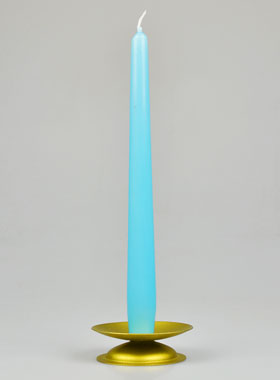 Bougie de Table Chandelier Turquoise - 25cm (pic 1)