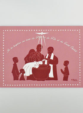 Image de Baptême - Je te Baptise - Rose (pic 1)