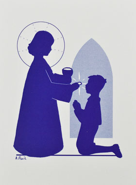 Carte de Première Communion - Modèle Garçon (pic 1)