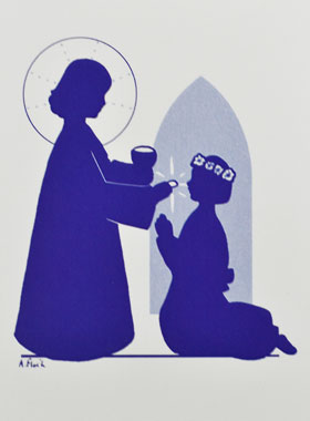 Carte de Première Communion - Fille (pic 1)