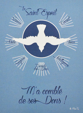 Image de Confirmation - Le Saint Esprit - Bleu (pic 1)