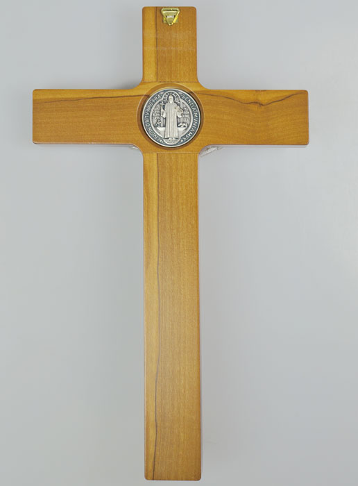 Croix de Saint Benoît en Bois - 25cm (pic 3)