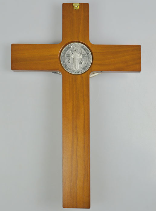 Croix de Saint Benoît en Bois - 30cm (pic 3)