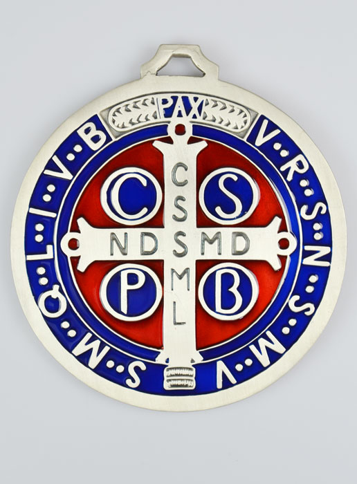 Grande Médaille Murale de Saint Benoit - 13 cm (pic 2)