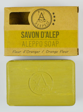 Savon d'Alep Fleur d'Oranger - 8% - 100g (pic 1)