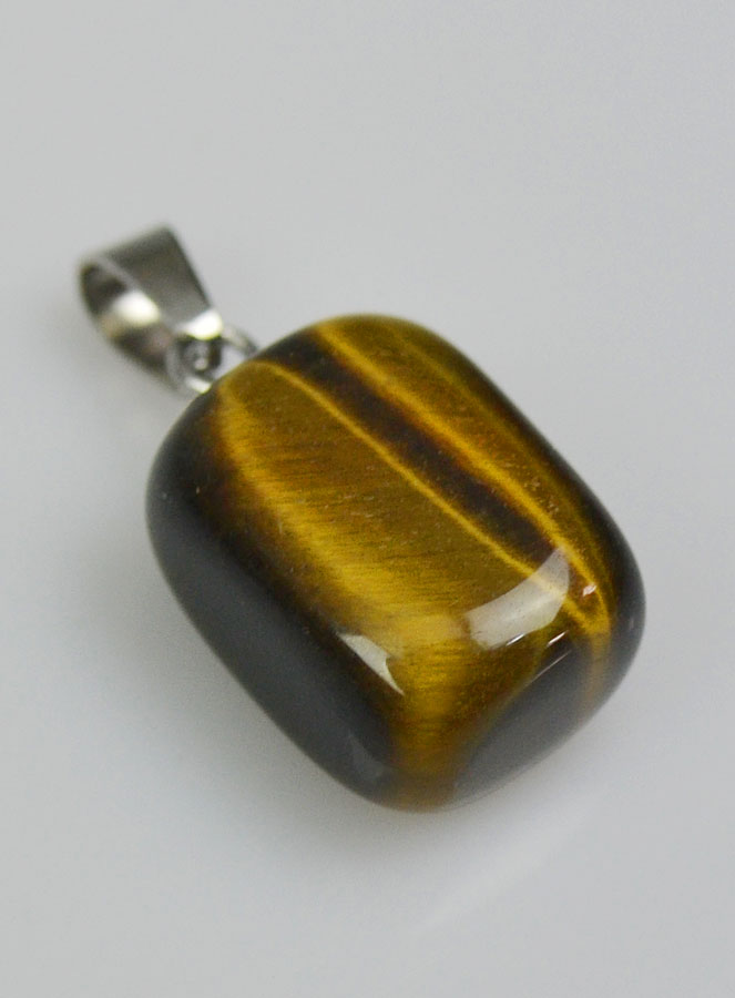 Pendentif Pierre Naturelle Oeil de Tigre (pic 3)