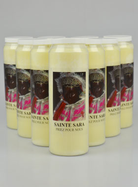 Lot de 10 Bougies de Neuvaine Sainte Sara (pic 1)