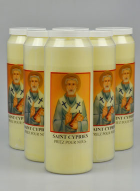 Lot de 6 Bougies de Neuvaine à Saint Cyprien (pic 1)