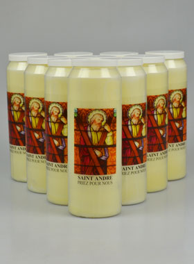Lot de 10 Bougies de Neuvaine à Saint André (pic 1)