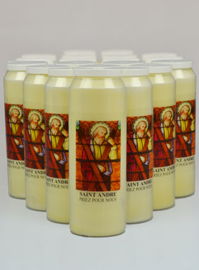 Lot de 20 Bougies de Neuvaine à Saint André (pic 1)