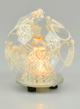 Ange Protecteur de Noël Lumineux - 8cm (pic 1)