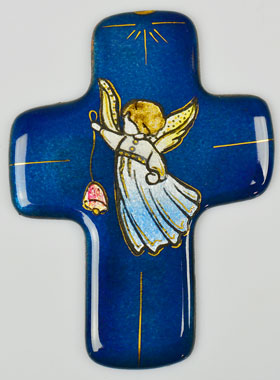 Croix Ange-Gardien à la Lanterne en Emaux du Liban (pic 1)